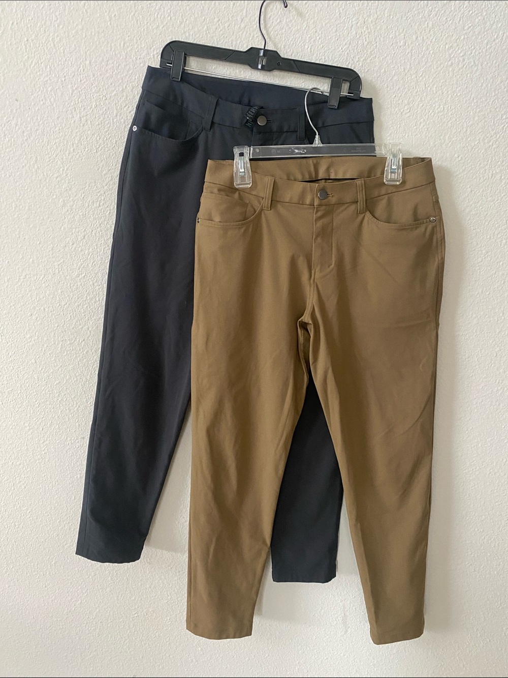 lululemon 2 Pair ABC Classic-Fit Pant Warpstreme Pants Trousers 31 x 29